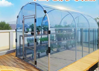 Serre agricole miniature pour jardin domestique, monocouche, petite taille, facile à installer
