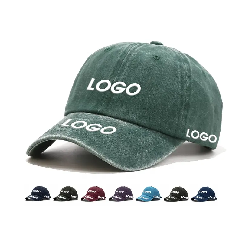 หมวกแก็ปผ้าฝ้ายฟอกแนววินเทจย้อนยุคสำหรับทุกเพศ,หมวกแก๊ปคุณพ่อปรับความยาวได้หมวกเบสบอลสีพื้นว่างเปล่าหมวกกีฬาฟอกสี6แผง