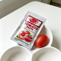Pâte de tomate en sachet plat OEM ODM en gros, 100 % pure, en vrac, pour la cuisine