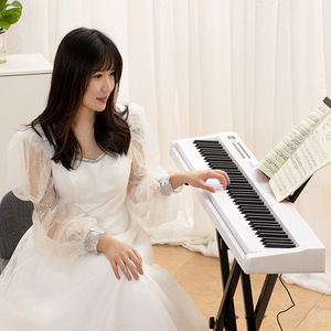 Teclado Electrónico Portátil de 88 Teclas Octave para Adultos Principiantes, Uso Doméstico con Conectividad MP3 - Product Image 3