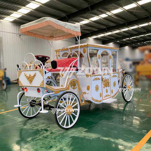 Charrette Électrique Royale – Chariot Élégant pour Visites Panoramiques, Location de Mariage, Parcs à Thème et Banquets en Plein Air - Product Image 5