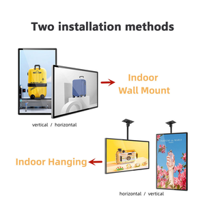 55 inch Trần TREO LCD màn hình quảng cáo kỹ thuật số Bảng <span class=keywords><strong>menu</strong></span> Cửa Sổ Biển hiển thị cho nhà hàng thức ăn nhanh - Product Image 2