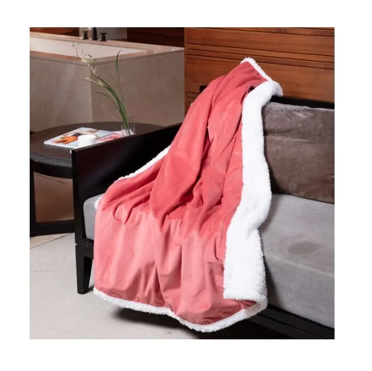 Electric Heated Blanket Throw Sofa blanket Electronic heated throw blanket CE GS SAA TEL Certification