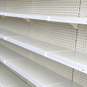 Présentoir Commercial à Mur Simple avec Dos Solide et 5 Étagères Décorées pour Unité de Présentation d'Aliments Emballés en Vrac pour Magasin de Proximité - Product Image 6