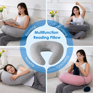 Coussin de <span class=keywords><strong>lecture</strong></span> standard pour lit, en mousse à mémoire de forme, pour lire et se reposer en position assise - Product Image 5