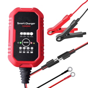<span class=keywords><strong>Chargeur</strong></span> <span class=keywords><strong>de</strong></span> <span class=keywords><strong>batterie</strong></span> intelligent 12V pour voiture et scooter, nouveau produit <span class=keywords><strong>avec</strong></span> courant <span class=keywords><strong>de</strong></span> 1000mA, norme américaine pour l'entretien des camions et des véhicules - Product Image 1