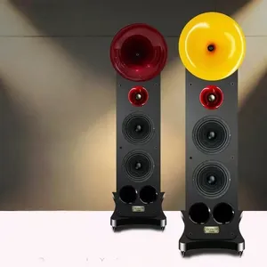 Altavoz de Suelo AB-075 HIFI Dual de 12 Pulgadas, Altavoz de Tres Vías con Doble Bajo, Altavoz Pasivo de Audio de Alta Fidelidad, 150W 8Ohm - Product Image 5