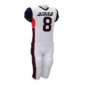 Kit de fútbol americano de Color amarillo, ropa deportiva, uniforme de fútbol americano con cuello en V - Product Image 4