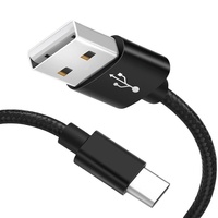 Câble de charge rapide USB Type C 60W en nylon tressé avec conducteur en cuivre pur, fabriqué à Shenzhen, pour smartphones