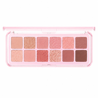 Palette d'ombres à paupières personnalisée, cosmétiques OEM, fabricant sous contrat de marque haut de gamme, palette d'ombres à paupières mates 12 couleurs, marque privée