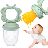 Tétine en silicone pour bébé Sucette pour nourrisson Mangeoire pour aliments frais Sucette pour bébé