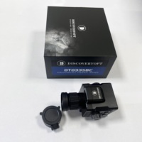 Monoculaire thermique DISCOVERYOPT DTD335BC : longueur focale de 35 mm + zoom 1-4x, lunette de visée infrarouge avec télémètre