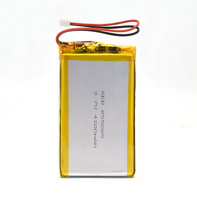 Lithium Ion 3.7volt Li-ion 4200mAh 855085 Rechargeable Lithium Polymer Battery With PCB and Wire for GPS