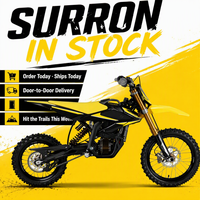 Moto tout-terrain électrique Surron Hyper Bee 2026 avec roues avant de 14 pouces et arrière de 12 pouces pour le tout-terrain technique