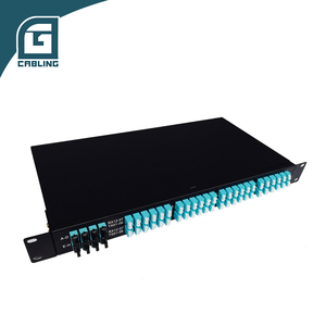 แผงแพทช์ไฟเบอร์ออปติก Gcabling FTTH ความหนาแน่นสูง 96 คอร์ 96 48 SC LC MPO 8 คอร์ พอร์ต ODF แผงแพทช์ไฟเบอร์ออปติก 96 คอร์ พอร์ต <span class=keywords><strong>Fo</strong></span> Coulissant - Product Image 5
