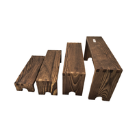 Support de présentation en bois Sopewod à quatre niveaux pour le rangement des épices, étagère de cuisine moderne portable