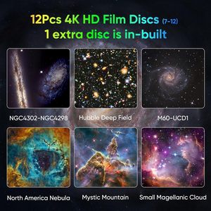 Projecteur d'étoiles HD pour chambre à coucher, lumière galaxie réglable avec bouton, 13 disques de films, projecteur planétarium, garantie 1 an - Product Image 5