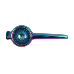 Presse-agrumes manuel professionnel en acier inoxydable avec revêtement PVD arc-en-ciel, presse-fruits manuel pour bar et cuisine - Product Image 2