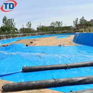 Bâche en LDPE pour bassin d'élevage de crevettes et de poissons 0.35mm 0.75mm 1mm 1.5mm <span class=keywords><strong>Prix</strong></span> fournisseur Bâche en géomembrane HDPE pour bassin d'aquaculture 45mil - Product Image 2
