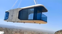 Casa Prefabricada Inteligente Tipo Cápsula Espacial, Casa Contenedor de Lujo de Alta Calidad, 20 pies/40 pies