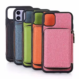 Design Luxury Leather Crossbody For Iphone 14 Wallet Luxus Phone Case For Iphone 7 8 11 12 13 Pro Max Coin Purse For Women