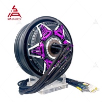New QS Motor 12 Inch 260 5000W Interplanetary Cover V4 72V 100-120KPH High Speed Racing Electric Motorcycle Wheel Hub Motor