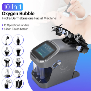 เครื่องดูแลผิวหน้าแบบพกพา 10 in 1 รุ่นใหม่ล่าสุด ระบบ Aqua Peeling พร้อมออกซิเจน ช่วยทำความสะอาดผิว กำจัดสิวเสี้ยน เครื่องเสริมความงาม - Product Image 2