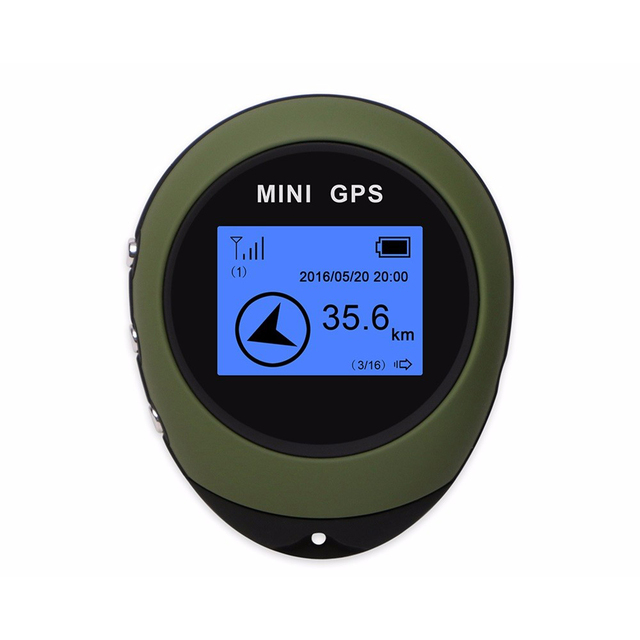 Portable Mini Handheld GPS Tracker Remote Control Suction Cup Altitude Locator Navigator Outdoor Tracking Worldwide Map