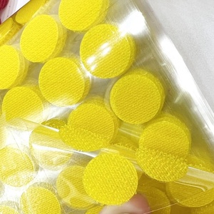 เส้นผ่านศูนย์กลาง10, 12,15,20,25กาวสองด้านกาวไนลอนโพลีเอสเตอร์ติดด้วยตนเองตะขอและห่วงรัดจุดเทป - Product Image 2