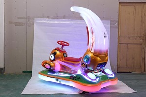 Bateau électrique, parc d'attractions pour enfants, moteur, télécommande, moto en plastique, scooter - Product Image 3