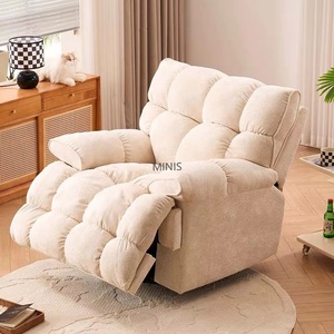 <span class=keywords><strong>Fauteuil</strong></span> de massage <span class=keywords><strong>électrique</strong></span> moderne et réglable, pivotant et inclinable, en tissu doux, pour salon, chambre ou bureau - Product Image 3