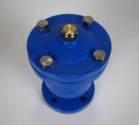 Válvula de Ventilación de Aire de Una Sola Orificios con Brida de Hierro Dúctil P41X, Válvula de Liberación Automática de Aire DN25-DN200 PN16 para Tuberías de Suministro de Agua