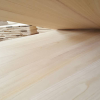 Directly From the Manufacturer AA Grade 1220*2440mm Paulownia Wood Board Solid Wood Timber
