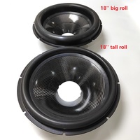 GZ1818-pièces de Subwoofer à rouleau de 18 pouces de haute qualité, cône en Fiber de carbone 102mm VCID pour l'audio de voiture