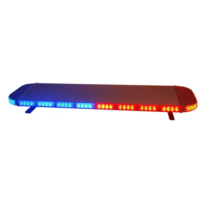 120cm full size vehicle signal red blue amber white car roof led strobe beacon warning emergency light bar TBD-GA-5500H