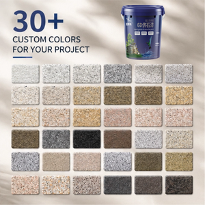 Revestimiento de Textura de Piedra Artificial de Grado Profesional, <span class=keywords><strong>Pintura</strong></span> de Granito para Paredes Exteriores, <span class=keywords><strong>Pintura</strong></span> de Pared con Apariencia de Piedra - Product Image 5