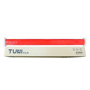 Gloss Red Pet Vinyl Bọc Xe phim, phát hành không khí bong bóng miễn phí thay đổi màu sắc bọc cho xe máy tự động ngoại thất & trang trí nội thất - Product Image 4