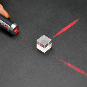 10*10*10mm 광학 BK7/K9 유리 편광 빔 스플리터 큐브 프리즘 소멸 비율> 200:1 - Product Image 1