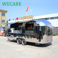 Wecare caravane rapide mobile magasin restaurant kiosque alimentaire hamburger nourriture bbq camping-car concession foodtruck remorque cuisine camion