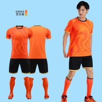 Ropa Deportiva Personalizada para Entrenamiento de Fútbol, de Secado Rápido, con Rayas, Manga Corta, Traje para Partidos, Uniforme Deportivo para Estudiantes