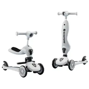 Multifunktionales Kick 3-Rad Kinder-Scooter zu verkaufen Fußpedalen faltbare Kinder-Reiten-Scooter Baby-Scooter