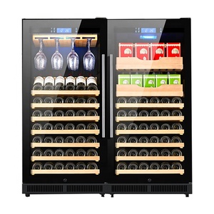 24 pulgadas de ancho 80 botella de lujo Undercounter bebidas y enfriador de vino nevera con vino de vidrio estante para cocina moderna - Product Image 5