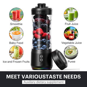 Factory Wholesale Portable Juicer Blender 600ml BPA Free USB Rechargeable Travel <b>Smoothie</b> Maker for Home Travel Car Outdoor OEM - Product Image 1
