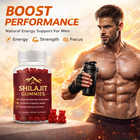 Gummies multivitaminés de beauté OEM Shilajit et Ashwagandha de l'Himalaya pour hommes et femmes, 60 unités