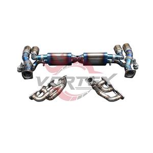 Échappement complet à soupapes en titane Vortex pour Porsche 911 Carrera 991 3.0T 2012-2019, télécommande, léger - Product Image 2