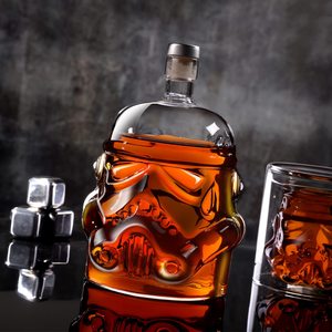 Juego de Decantador de Whisky con 2 Vasos, Diseño Cuadrado con Tapa en Forma de T, Grabado en Oro, Regalo para Hombre, para <span class=keywords><strong>Bourbon</strong></span>/Vodka, para Papá, Esposo, Novio - Product Image 3