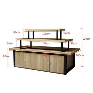ชั้นวางสินค้าแบบตั้งพื้นโลหะทันสมัย ประกอบง่าย สำหรับซูเปอร์มาร์เก็ต ห้างสรรพสินค้า ชั้นวางผักผลไม้ ร้านค้าปลีก ลดราคาพิเศษ - Product Image 6