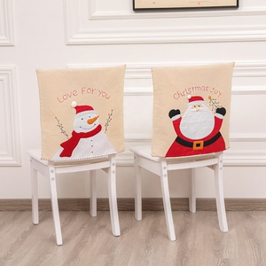 Hot Sell Low MOQ Custom Stretch <strong>Half</strong> Dining Christmas <strong>Chair</strong> <strong>Covers</strong> for Dining Room/Hotel/Living Room - Product Image 6