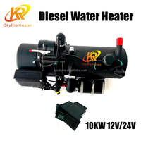 Chauffe-eau diesel 10KW 12V 24V pour préchauffage moteur de bus, caravane, camion – Amélioration et modernisation du chauffage de stationnement – Vente en gros