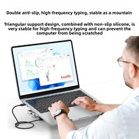 Station d'accueil pour ordinateur portable Psogn, nouveau type C, en alliage d'aluminium, support pour téléphone portable, tablette, universel, 4K USB 8 ports, en stock